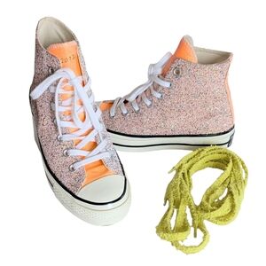 Converse x JW Anderson Glitter High Tops Size 6.5
